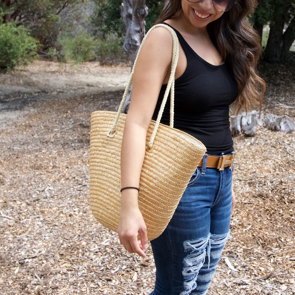 Straw Tote